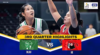 DLSU vs. UE | 3RD QUARTER HIGHLIGHTS | UAAP SEASON 88 WOMENâS BASKETBALL | OCT. 15, 2025 background