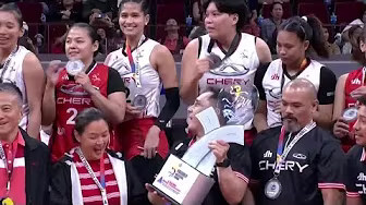 Chery Tiggo Crossovers Silver Medal Awarding Ceremony | 2025 PVL ON TOUR