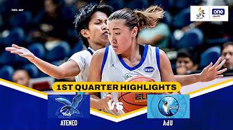 ATENEO vs. AdU | 1ST QUARTER HIGHLIGHTS | UAAP SEASON 88 WOMEN’S BASKETBALL background