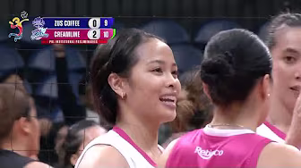 Jema Galanza DELIVERS STRONG ATTACKS for Creamline vs. ZUS Coffee in Set 3 | 2025 PVL Invitational background