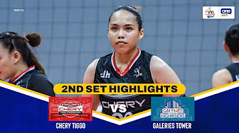 CHERY TIGGO vs. GALERIES TOWER | SET 2 HIGHLIGHTS | 2025 PVL ON TOUR | AUGUST 2, 2025 background