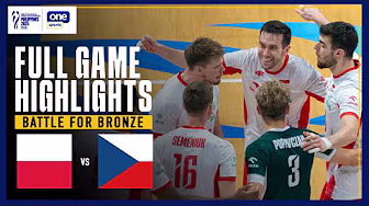 POLAND vs CZECHIA | FULL GAME HIGHLIGHTS | 2025 FIVB MEN'S WORLD CHAMPIONSHIP BRONZE MATCH | SEPT 28 background