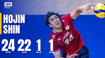 Hojin Shin DROPS 24 PTS for Korea vs. Finland đ°đ· | 2025 FIVB MENâS WORLD CHAMPIONSHIP | HIGHLIGHTS