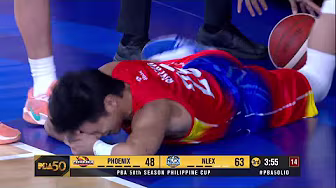 NLEX’s Ramirez F1 FOUL against Phoenix’s Rivero in 3Q | PBA Season 50 Philippine Cup background