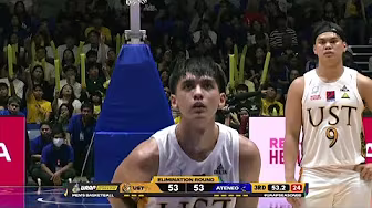Forthsky Padrigao KEEPS THE FIGHT for UST vs Ateneo in 3Q | UAAP Season 88 Men’s Basketball background