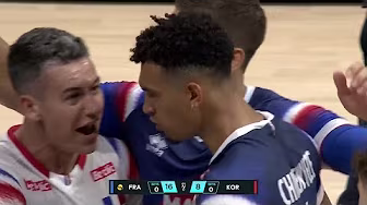 France STARTS A BLOCK PARTY vs. Korea in SET 1 | 2025 FIVB Men’s World Championship background