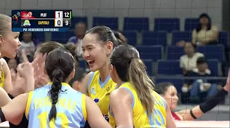 Leila Cruz SHINES for Capital1 vs. PLDT in Set 2 ☀️ | 2025 PVL Reinforced Conference background