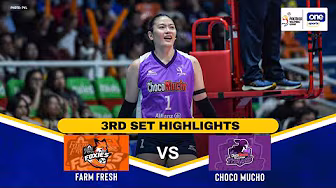FARM FRESH vs. CHOCO MUCHO | SET 3 HIGHLIGHTS | 2025 PVL REINFORCED CONFERENCE | OCT. 31