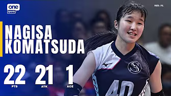 Nagisa Komatsuda GOES ALL OUT WT 22 PTS for Kobe Shinwa vs PLDT | 2025 PVL INVITATIONAL | HIGHLIGHTS background