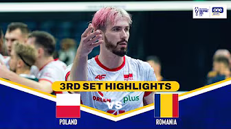 ROMANIA vs. POLAND | SET 3 HIGHLIGHTS | 2025 FIVB MEN'S WORLD CHAMPIONSHIP | SEPT. 13