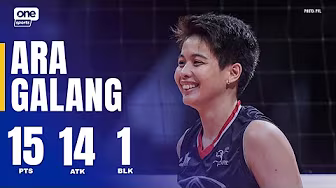 Ara Galang DROPS 15 PTS for Chery Tiggo vs. Cignal | 2025 PVL ON TOUR