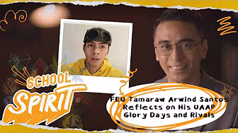 Arwind Santos talks about his Glory Days and Rivals in the UAAP | SCHOOL SPIRIT | FULL EPISODE 7 background
