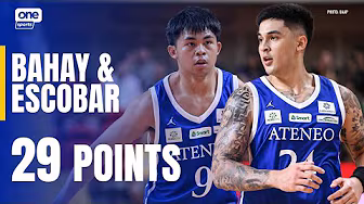 Bahay, Escobar COMBINE FOR 29 PTS in Ateneo’s OT win vs FEU | UAAP Season 88 Men’s Basketball
