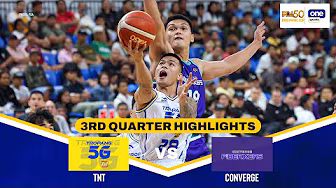 CONVERGE vs. TNT | 3RD QUARTER HIGHLIGHTS | PBA SEASON 50 PHILIPPINE CUP background