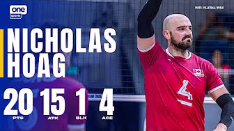 Nicholas Hoag STEERS Canada with 20 PTS vs. Libya | 2025 FIVB MEN'S WORLD CHAMPIONSHIP | HIGHLIGHTS