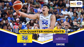 CONVERGE vs. TNT | 4TH QUARTER HIGHLIGHTS | PBA SEASON 50 PHILIPPINE CUP