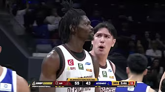 Francis Nnoruka ON FIRE for UP vs. Ateneo in 3Q đ„ | UAAP Season 88 Menâs Basketball background