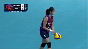 Choco Mucho’s Thang Ponce SHAKES OFF FALL in Set 4 | 2025 PVL Reinforced Conference backdrop