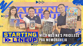 Mesina shares his priceless PBA memorabilia & the stories behind them | STARTING LINEUP | HIGHLIGHTS background