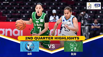 ADU vs. DLSU | 2ND QUARTER HIGHLIGHTS | UAAP SEASON 88 WOMEN’S BASKETBALL | OCT. 22, 2025
