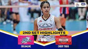 CREAMLINE vs. CHERY TIGGO | SET 2 HIGHLIGHTS | 2025 PVL ON TOUR | July 20, 2025