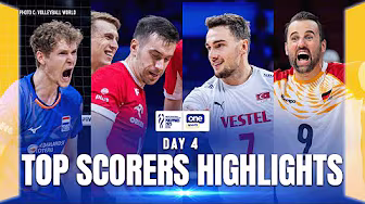 TOP SCORERS | DAY 4 | 2025 FIVB MEN'S WORLD CHAMPIONSHIP | SEPT. 15 background
