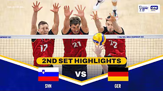 GERMANY vs. SLOVENIA | SET 2 HIGHLIGHTS | 2025 FIVB MEN'S WORLD CHAMPIONSHIP | SEPT. 17 background