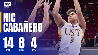 Nic Cabañero’s 14-POINT SHOW for UST vs FEU | UAAP SEASON 88 MEN’S BASKETBALL | HIGHLIGHTS background