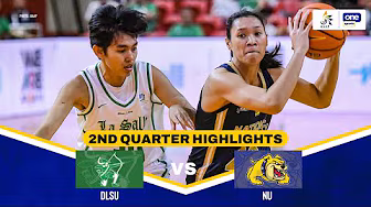 DLSU vs. NU | 2ND QUARTER HIGHLIGHTS | UAAP SEASON 88 WOMENâS BASKETBALL | OCT. 12, 2025 background