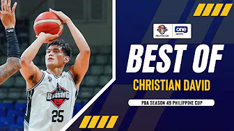 BEST OF CHRISTIAN DAVID | PBA SEASON 49 PHILIPPINE CUP | HIGHLIGHTS backdrop