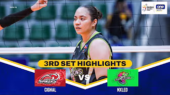 NXLED vs. CIGNAL | SET 3 HIGHLIGHTS | 2025 PVL REINFORCED CONFERENCE | OCT. 25 background