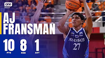 AJ Fransman UNLEASHES 10 PTS for AdU vs. UP đŠ | UAAP SEASON 88 MENâS BASKETBALL | HIGHLIGHTS background