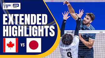 CANADA vs JAPAN | EXTENDED HIGHLIGHTS | 2025 FIVB Men's World Championship background
