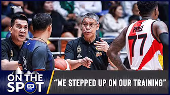 Coach Leo Austria on San Miguel’s first win of the season | #OSOnTheSpot background