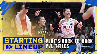 PLDT High Speed Hitters talk about their back-to-back PVL titles | STARTING LINEUP | FULL EPISODE background