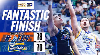 MERALCO'S SHOCKING FINISH vs. MAGNOLIA | PBA Season 50 Philippine Cup background