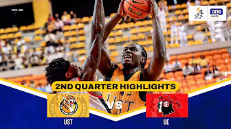 UE vs. UST | 2ND QUARTER HIGHLIGHTS | UAAP SEASON 88 MENâS BASKETBALL | OCTOBER 4, 2025 background