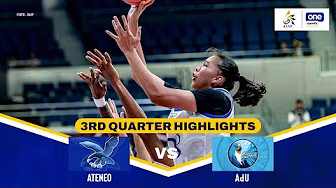 ATENEO vs. AdU | 3RD QUARTER HIGHLIGHTS | UAAP SEASON 88 WOMEN’S BASKETBALL background