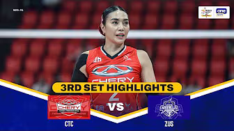 ZUS COFFEE vs. CHERY TIGGO | SET 3 HIGHLIGHTS | 2025 PVL INVITATIONAL | August 26, 2025 background