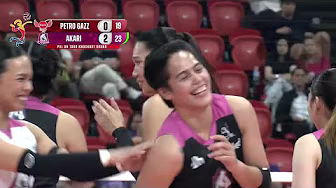 Chenie Tagaod SCORES CLUTCH HITS for Akari vs. Petro Gazz in Set 3 đ„ | 2025 PVL on Tour