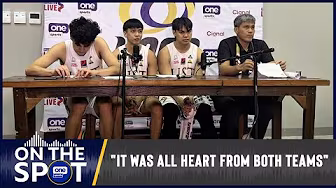 Juno Sauler on UST’s triple-overtime win vs Ateneo | #OSOnTheSpot background