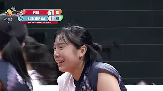 Mei Takahashi PROVIDES STRONG OFFENSE for Kobe Shinwa vs PLDT in Set 3 | 2025 PVL Invitational Final background