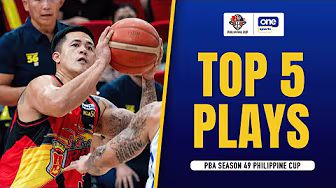 TOP 5 PLAYS | PBA SEASON 49 PHILIPPINE CUP FINALS GAME 6 | JULY 25, 2025 background