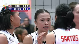 Ishie Lalongisip EARLY BLITZ for Cignal vs. ZUS Coffee in Set 1 📡 | 2025 PVL on Tour background