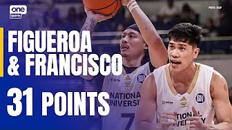 Figueroa, Francisco 31-PT EFFORT for NU vs. UP 🐶 | UAAP SEASON 88 MEN’S BASKETBALL R2 | HIGHLIGHTS