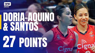 Doria-Aquino, Santos 27-POINT POWER for Cignal vs Kobe Shinwa ЁЯТк | 2025 PVL INVITATIONAL | HIGHLIGHTS