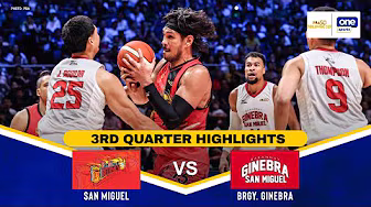 SAN MIGUEL vs. BRGY. GINEBRA | 3RD QUARTER HIGHLIGHTS | PBA SEASON 50 PHILIPPINE CUP | OCT. 26, 2025 background