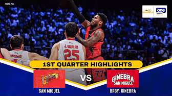 SAN MIGUEL vs. BRGY. GINEBRA | 1ST QUARTER HIGHLIGHTS | PBA SEASON 50 PHILIPPINE CUP | OCT. 26, 2025 background