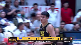 Calvin Oftana EARLY BUCKETS for TNT vs. Titan Ultra in 1Q 📲 | PBA Season 50 Philippine Cup background