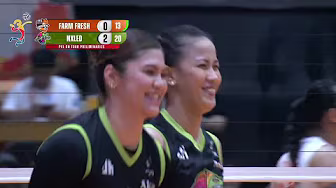EJ Laure GOES OVERDRIVE for Nxled vs. Farm Fresh in Set 3 ЁЯФе | 2025 PVL on Tour background